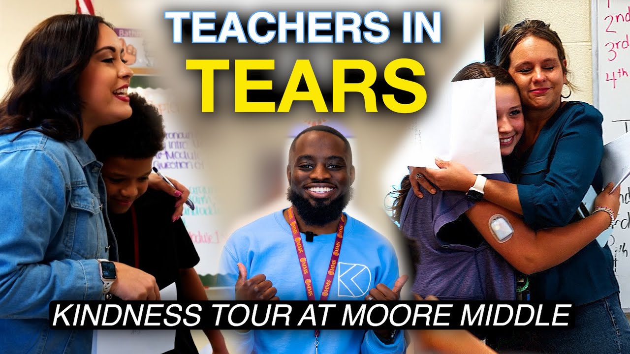 Kindness Tour at Moore Middle School | Students Write Heartfelt Letters to Teachers
