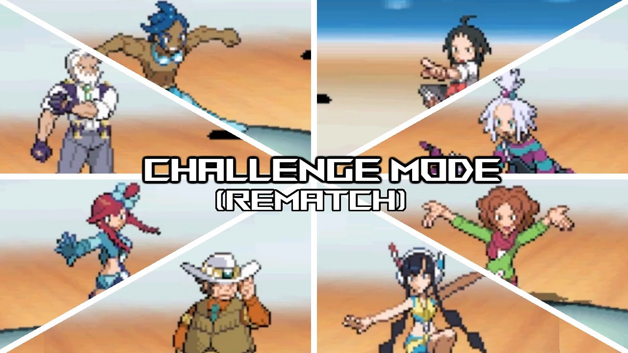 Pokemon Blaze Black 2 Redux - All Gym Leader Rematches (Challenge Mode) 