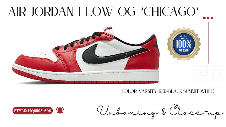 Is the Air Jordan 1 Retro Low OG 'Chicago' HQ6998-600 OG/Unc Approved?