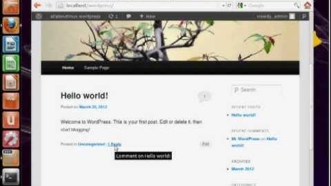 how to install wordpress 3 on ubuntu