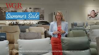 SUMMER SALE I SAVE UP TO 25% I JULY 23 - AUG 4 I WG&R Furniture