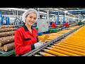 Production Process Of Pencils In A Factory Almost No One Has Seen