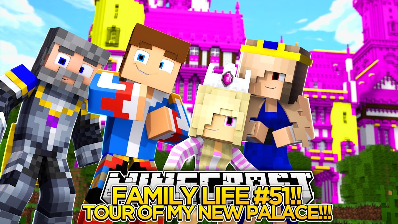 FAMILY LIFE (51): TOUR OF MY BRAND NEW PALACE w/ LITTLE DONNY!!!- Baby Leah  Minecraft Roleplay!