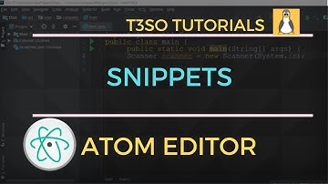 How to Enable Snippets in Atom Editor