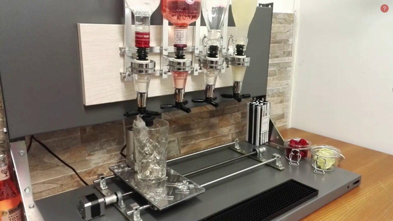 The Inebriator - Arduino Cocktail Machine - Dispensing Signature Cocktail 