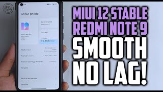 Review MIUI 12 STABLE OFFICIAL Redmi Note 9 (SMOOTH - NO LAG PUBG)