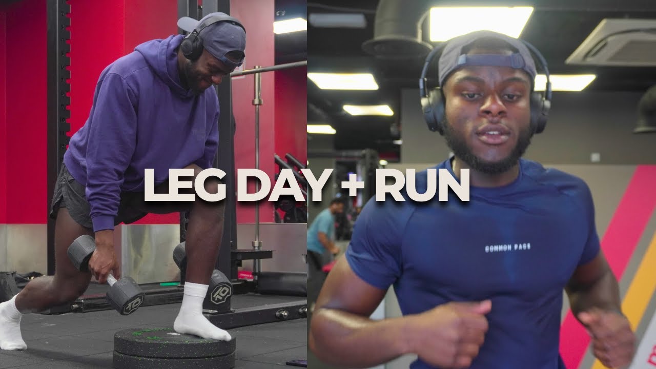 Leg Day + Treadmill Run | Full Training Session