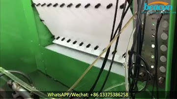 CR917S HEUI EUI EUP VP37 VP44 RED4 common rail injector pump test bench pump testing video