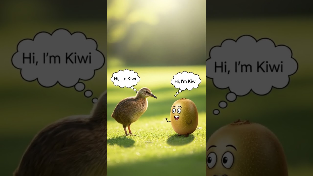 Kiwi Bird Meets Kiwi Fruit: Who's the REAL Kiwi? 🥝🐦
