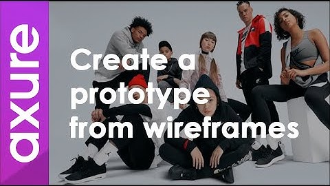 Axure Tutorial for beginners: 13 Creating a prototype from static wireframes