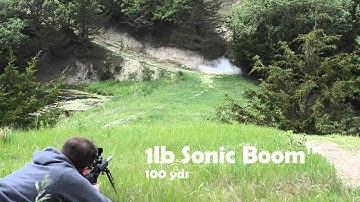 Sonic Boom Exploding Targets