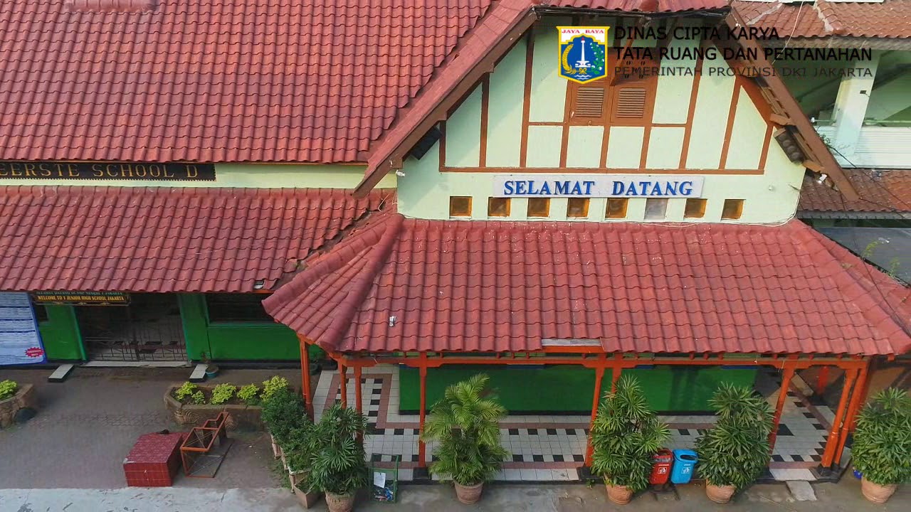 Hasil Drone DCKTRP Pemprov DKI Jakarta : SMP Negeri 1 Jakarta