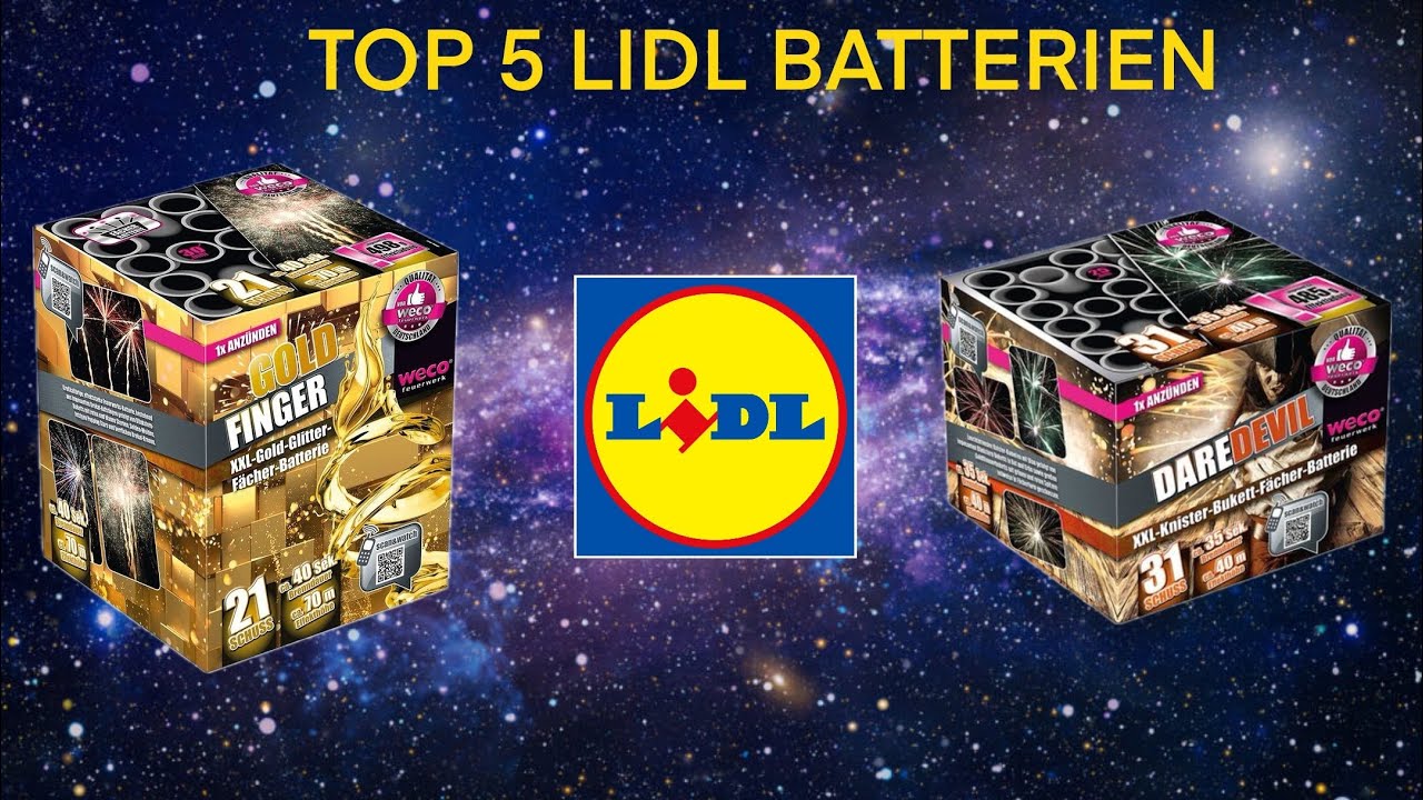 Meine Top 5 Batterien von Lidl ❤️#feuerwerk #Feuerwerk #vorfreude #sil
