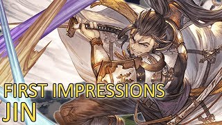 【Granblue Fantasy】First Impressions on SSR Jin