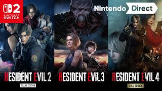 Drei Resident Evil-Remakes erheben sich auf Nintendo Switch 2!