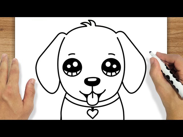 Tutorial: Como desenhar um cachorro fácil