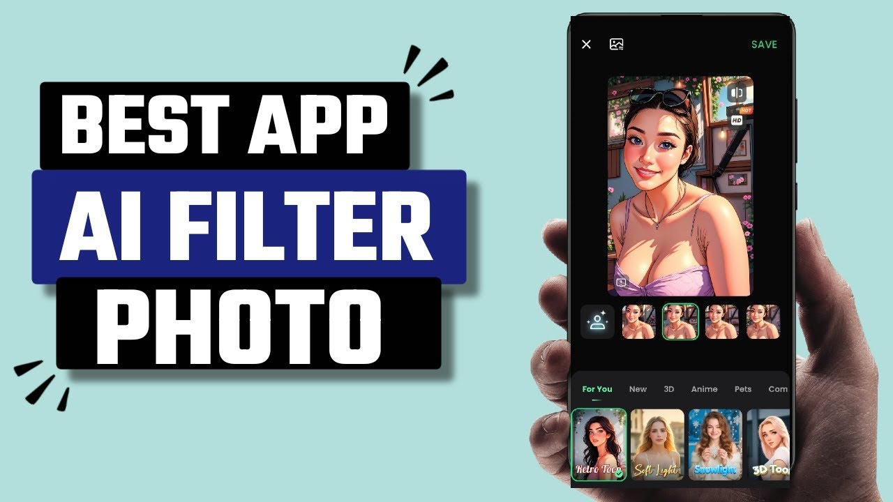 Лучшее приложение для фотофильтров с искусственным интеллектом для Android