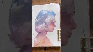 Paint a Watercolor Silhouette