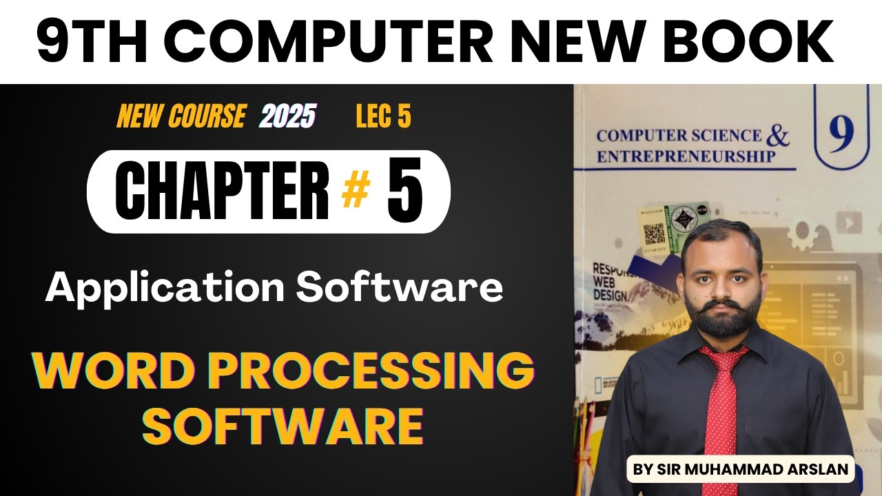 Word Processing Softwares | Application Softwares | Chapter 5 | 9th ...