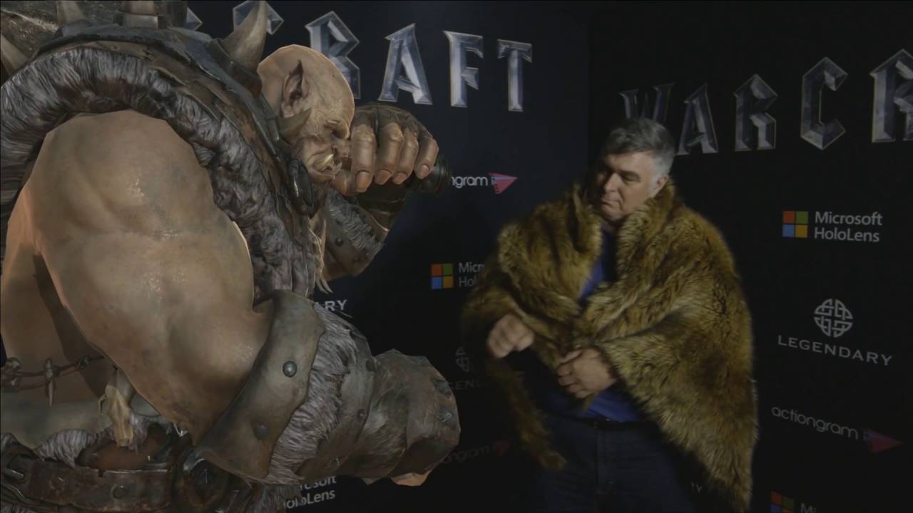 Orgrim Legendary Warcraft HoloLens ActionGram