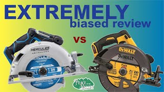 DeWalt vs Hercules Circular Saw Exhaustive Comparison  E152