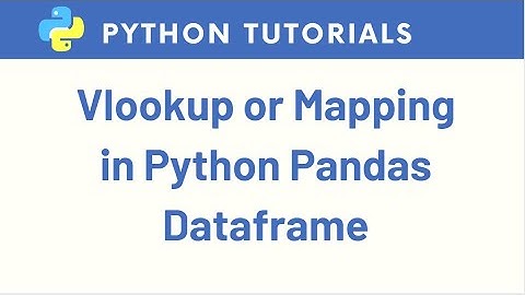 How to use Vlookup or mapping in Python Pandas Pandas DataFrame