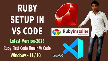 How to install Ruby Setup in Vs Code on Windows 11 l 10 Latest 2025