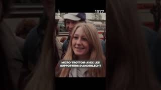 Les supporters d'Anderlecht en #1977 #football #rtbf #archive #shorts #microtrottoir
