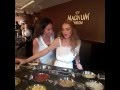 Lindsay Lohan arrived at the Magnum Ice Cream Party in London