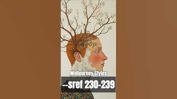 MidJourney Style Reference Codes (sref) 230-239: Unlock 10 Unique AI Art Styles #Midjourney #sref