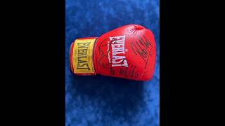 Signed Boxing Glove (Everlast) by Tommy Morrison 🥊 #tommymorrison #sylvesterstallone #rockyv #wwe