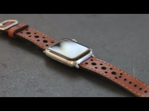 Unboxing Apple Watch Series 6 Titanium with Saddle Brown 