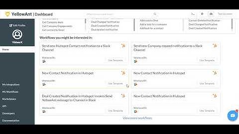 Hubspot Commands, Notifications, Actions and Workflows on Teams