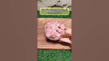 Quick trick to remove bad smell from mutton// kitchen hack ✅ #shorts #foodshorts #mutton #recipe