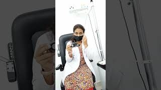 "PD adjustment in Trail frame..#optometrist # lenskart academy..