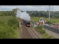 60103 Flying Scotsman charges through The Welsh Marches with the Cathedrals Express 19/05/2017