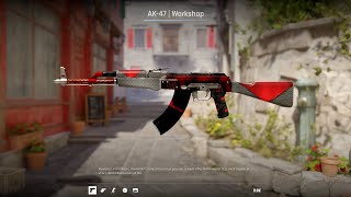 Crimson Vortex - AK47 Skin - CSGO2 - Game Preview