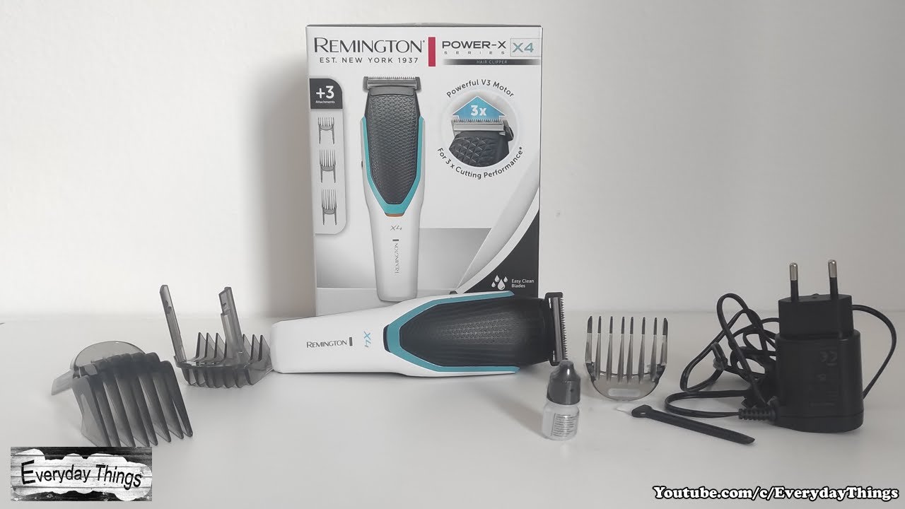 Remington Professional X4 Hair Trimmer HC4000 Unboxing - YouTube