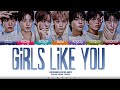 What If Treasure (Vocal Unit) Sing 'Girls Like You' Lyrics (Color Coded Lyrics) | Xinnzie 
