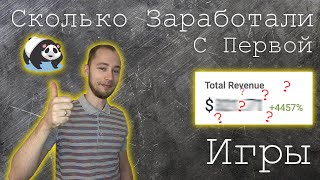 Сколько Заработали С Первой Игры | Доход От Игры Unity | Деньги С Игр