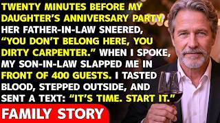 20 Minutes Before My Daughter’s Anniversary, My Son In Law Slapped Me In Front Of 400 Guests. So I…