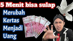 Sulap pemula - Trik sulap kertas berubah menjadi uang / duit - Durasi: 1.35. 