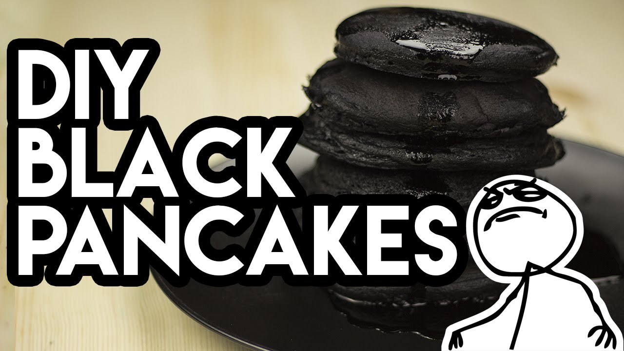 DIY Black Pancakes Cook It Like a Boss YouTube