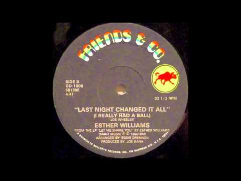 Esther Williams - Last Night Changed It All