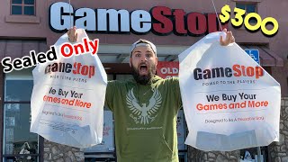 GAME STOP - Yu-Gi-Oh! SEALED ONLY | The GODLY $300 CHALLENGE Begins