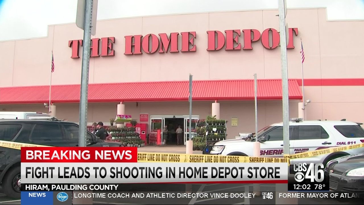 Fight Leads To Shooting In Home Depot Store Youtube