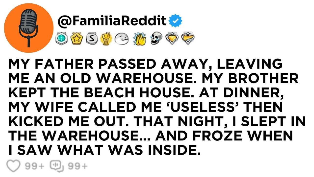 "Du är 52 år gammal och din största tillgång är ett nedlagt lager", sa min fru innan hon stängde dörren i ansiktet på mig. Min bror hade precis fått pappas strandhus i Malibu, medan jag ärvt ett...