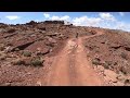 apr24 white rim chasing tiny backpack