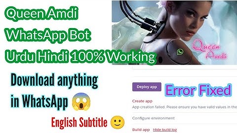 How To Make Queen Amdi WhatsApp Bot in 2022 | Deploy to Heroku | SKE TECH