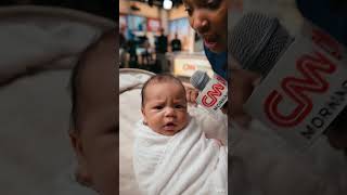 Baby gives a passionate speech about french fries #cutebaby #babytalk #shorts
